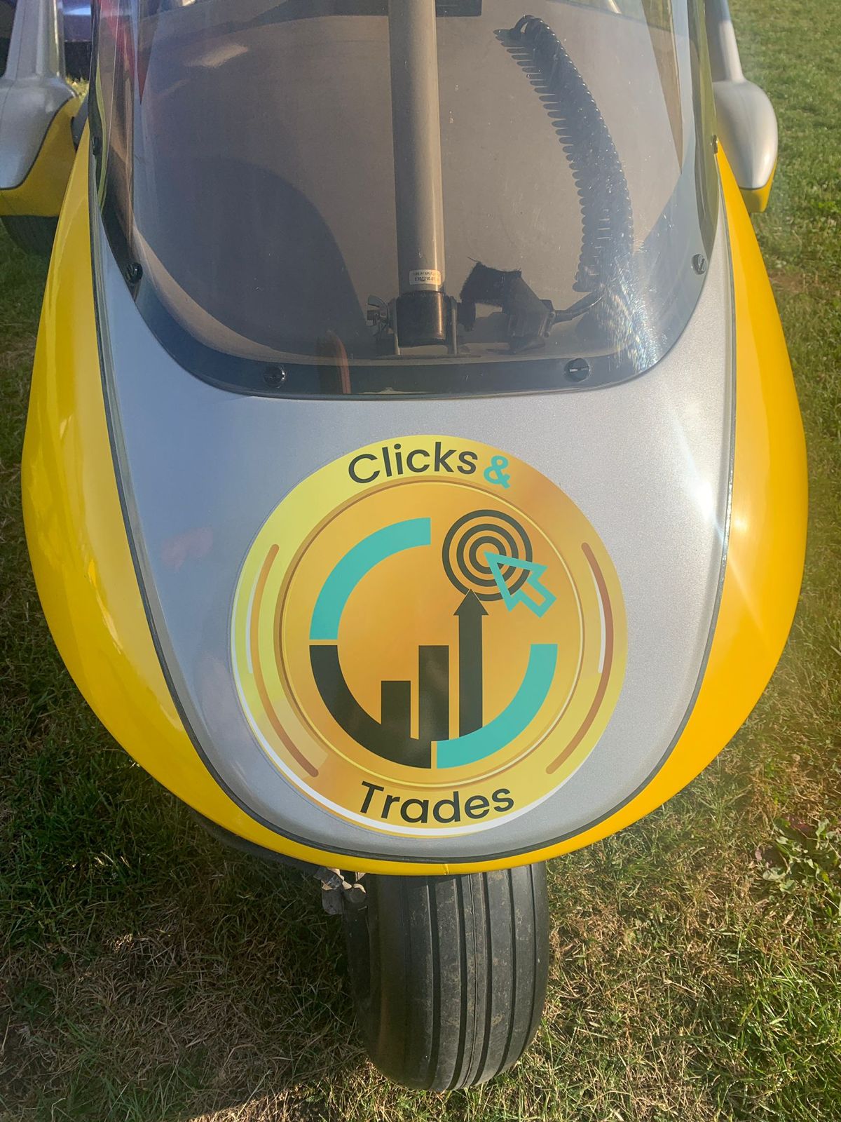 Community member wearing brand